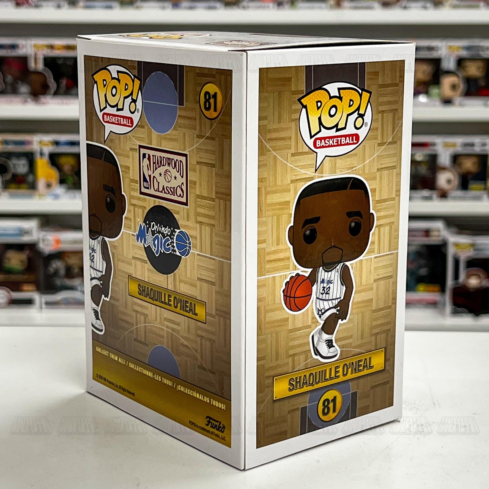 Funko Pop NBA Shaquille O'Neal 81 Orlando Magic Vinyl Figure Basketbal