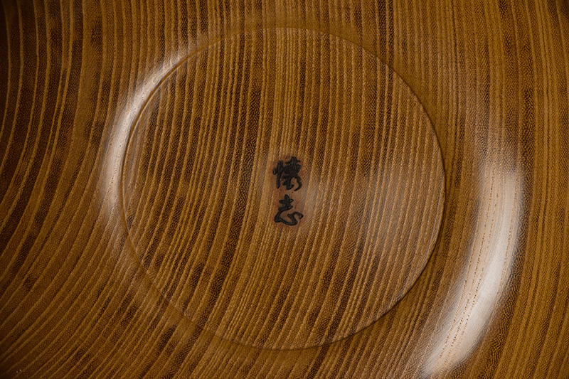 ケヤキ碁笥 極上（40号） | 前川榧碁盤店