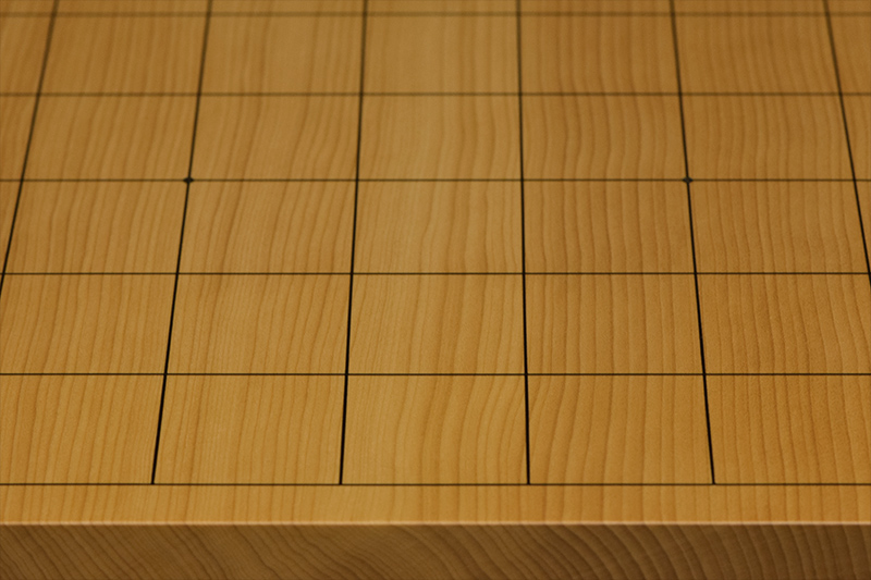 本榧足付将棋盤 5寸7分（天地柾） sa50066 | 前川榧碁盤店