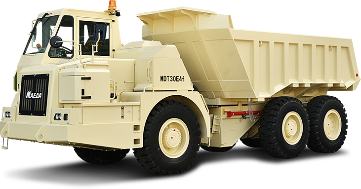 坑内用ダンプトラック MDT30E4f | マエダ製品 | 株式会社 前田製作所