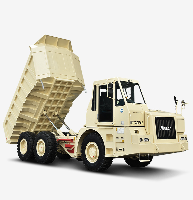 坑内用ダンプトラック MDT30E4f | マエダ製品 | 株式会社 前田製作所