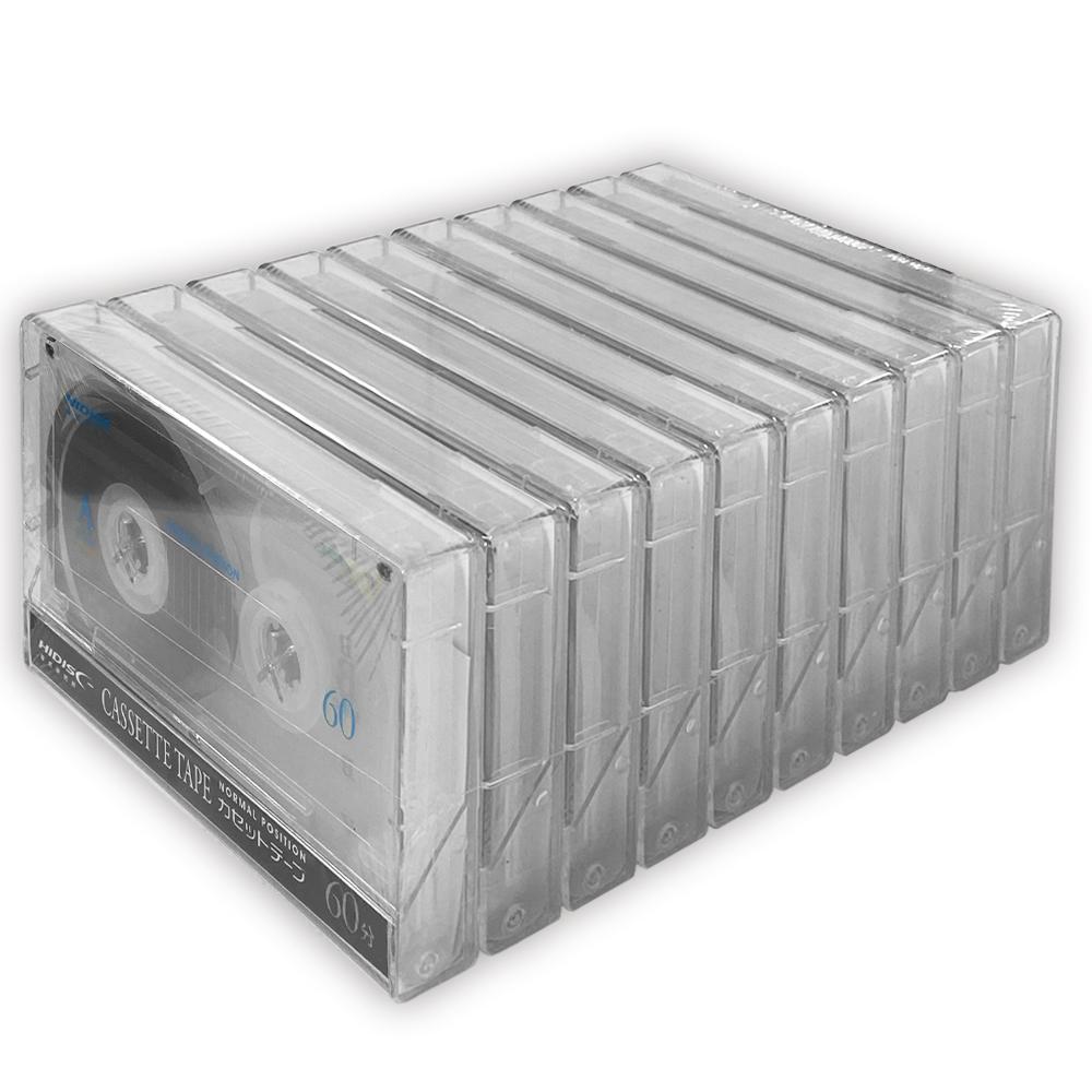 一般録音用カセットテープ90分10P HDAT90N10P | HIDISC 株式会社磁気研究所