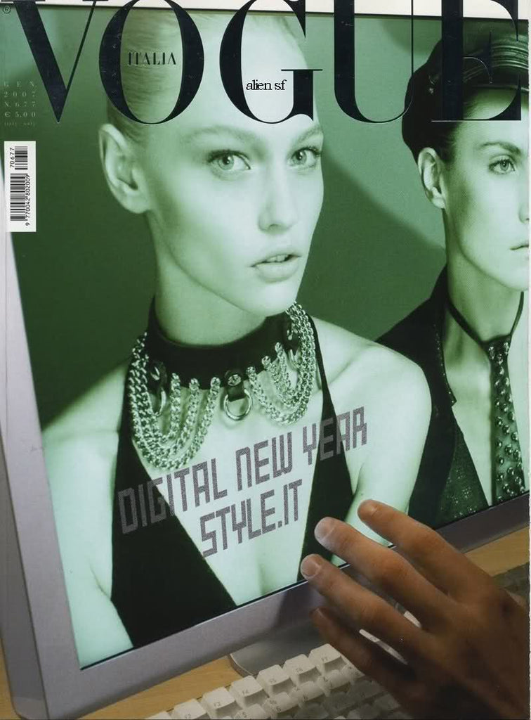 VOGUE Italia January 2007 SASHA PIVOVAROVA Hilary Rhoda OLGA SHERER Ha