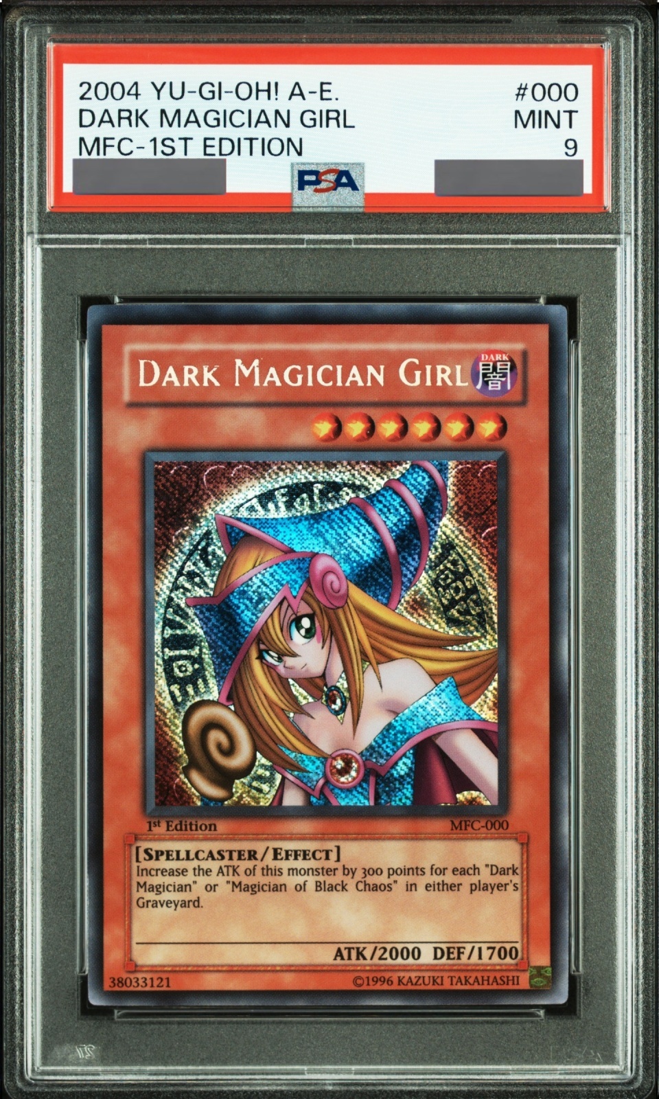PSA9】ブラックマジシャンガール (アジア) (1st) [シークレット] {MFC