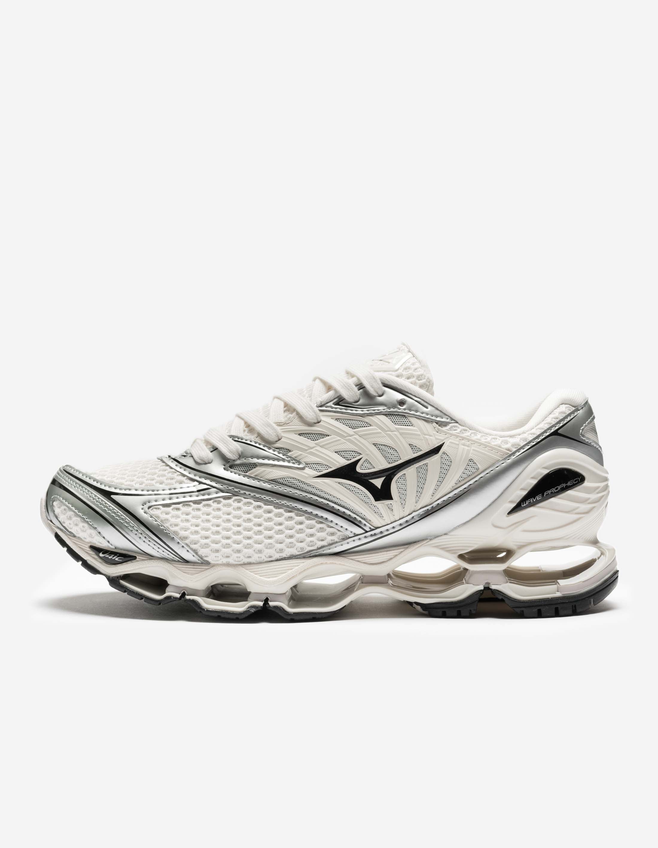 Mizuno Wave Prophecy LS Pristine/Black/Silver – Maharishi