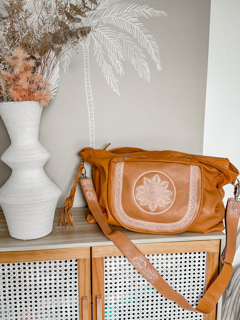 Leather Baby Bags I Boho Baby Bags by Mahiya
