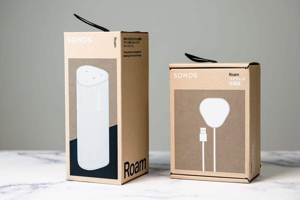 Sonos Roam レビュー／IP67の防水防塵仕様！Wi-FiでAirPlay 2できる次