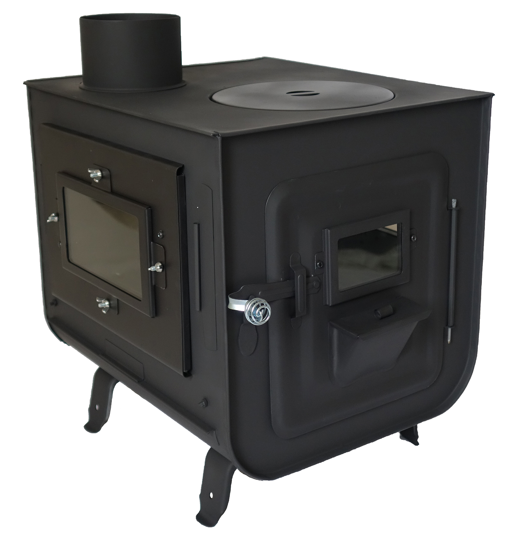 角型3面窓付き薪ストーブ”FIRE SIDE” 商品詳細│薪ストーブの