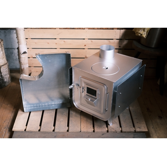 サウナストーブ ”ミニトトノエーラ” 商品詳細│薪ストーブの新保製作所