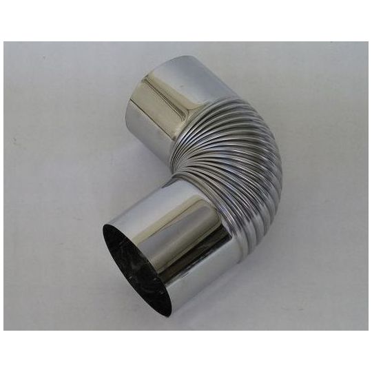 ステンレス煙突 えび曲り 商品詳細│薪ストーブの新保製作所