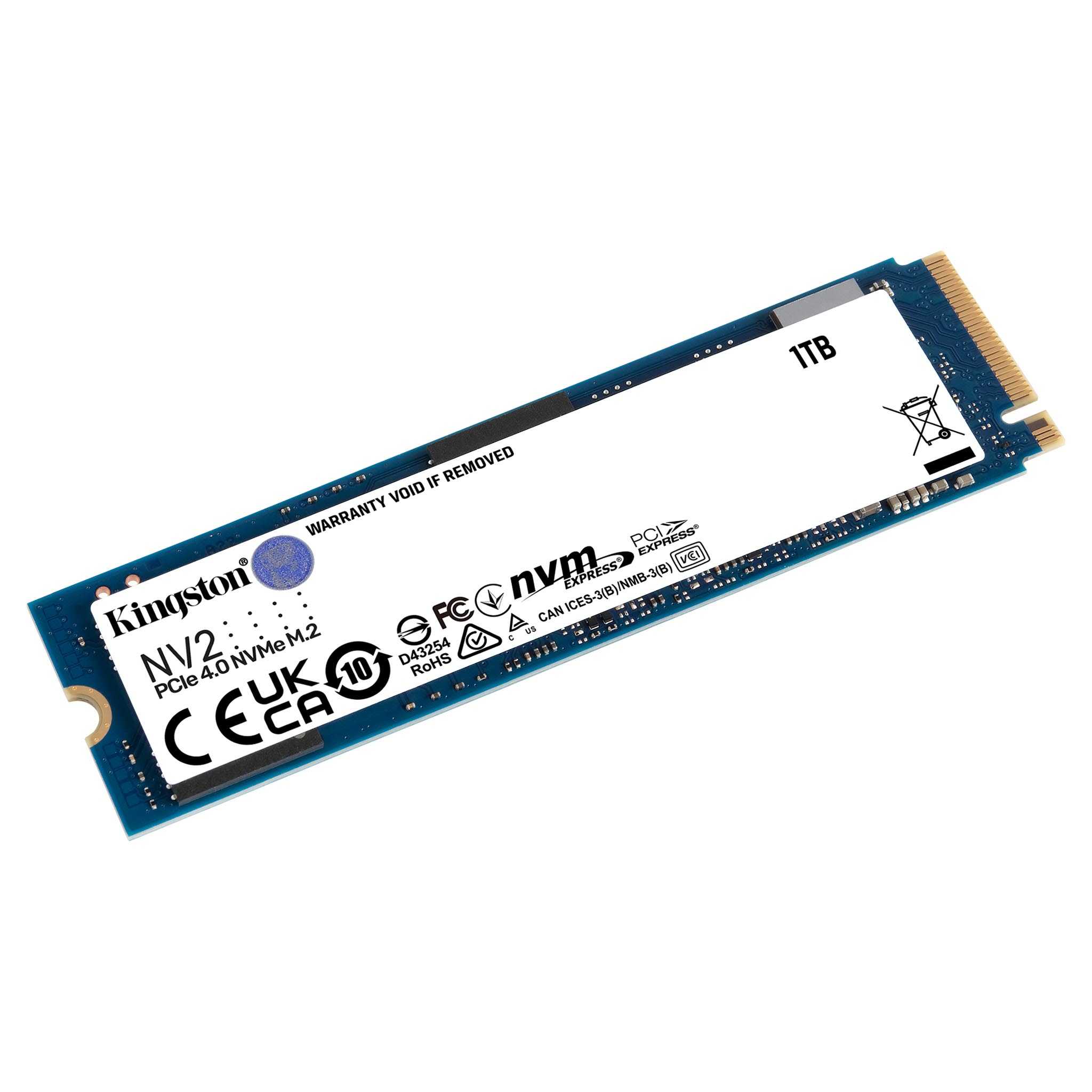 KINGSTON NV2 SNV2S/1000G | 1TB | PCIE 4.0 x4 | NVME | M.2 2280 12