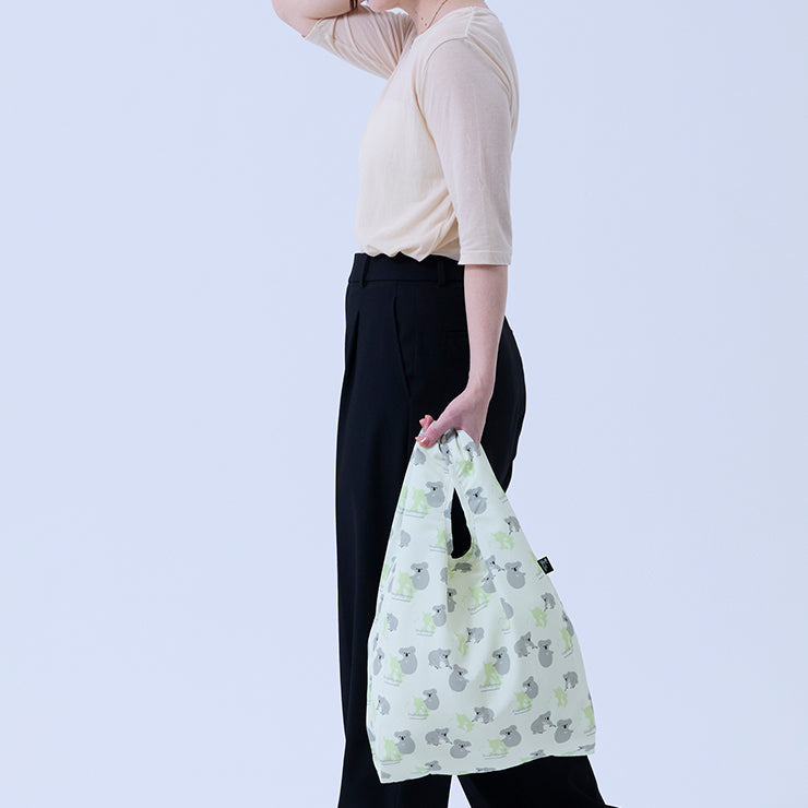 チャーム付エコバッグ/ユニークローカル 鹿児島 コアラ｜地図グッズ