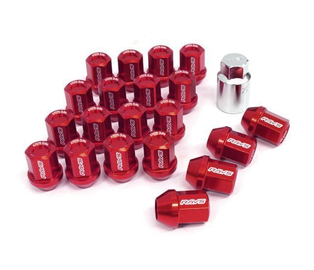 Volk Racing L32 Straight Type M12x1.50 Lock & Nut Set