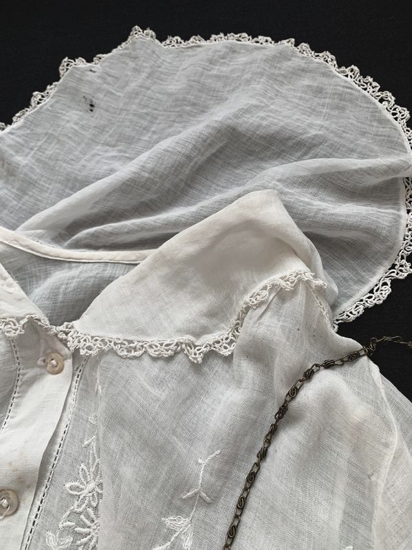 antique／子供用アンティークレースブラウス - MARCHE' DE SOEUR
