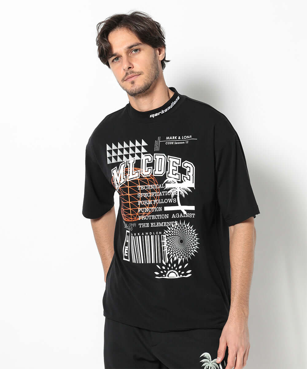 MARK & LONA ブラック長袖シャツ サイズ50 MARK & LONA ブラック長袖