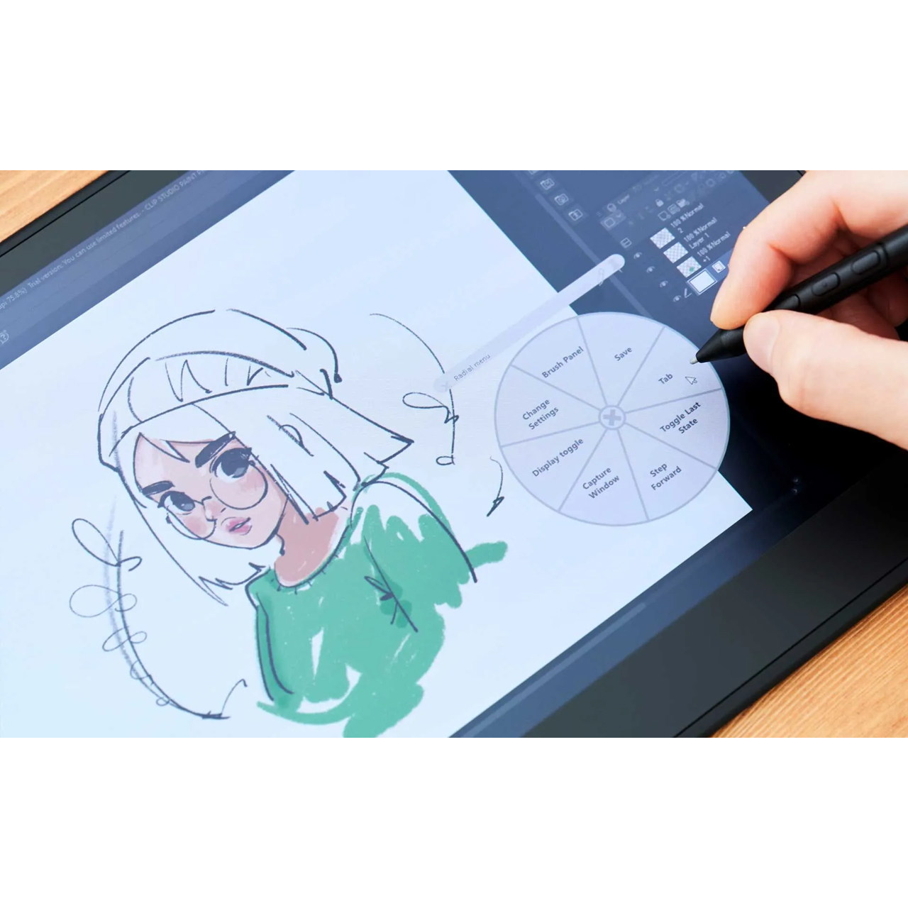 Wacom Movink 13 13.3-Inch Full HD OLED Pen Touch Display with