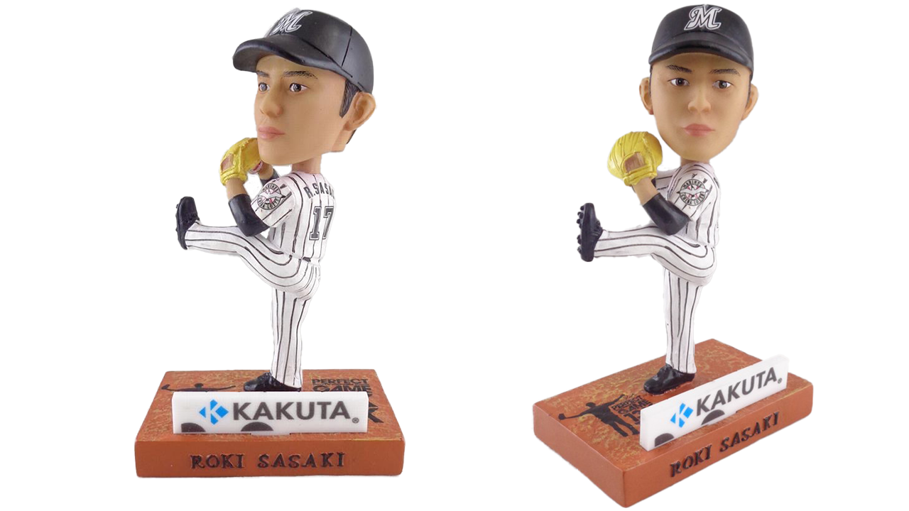 6月度ファンクラブデー来場特典】佐々木朗希投手ボブルヘッドについて