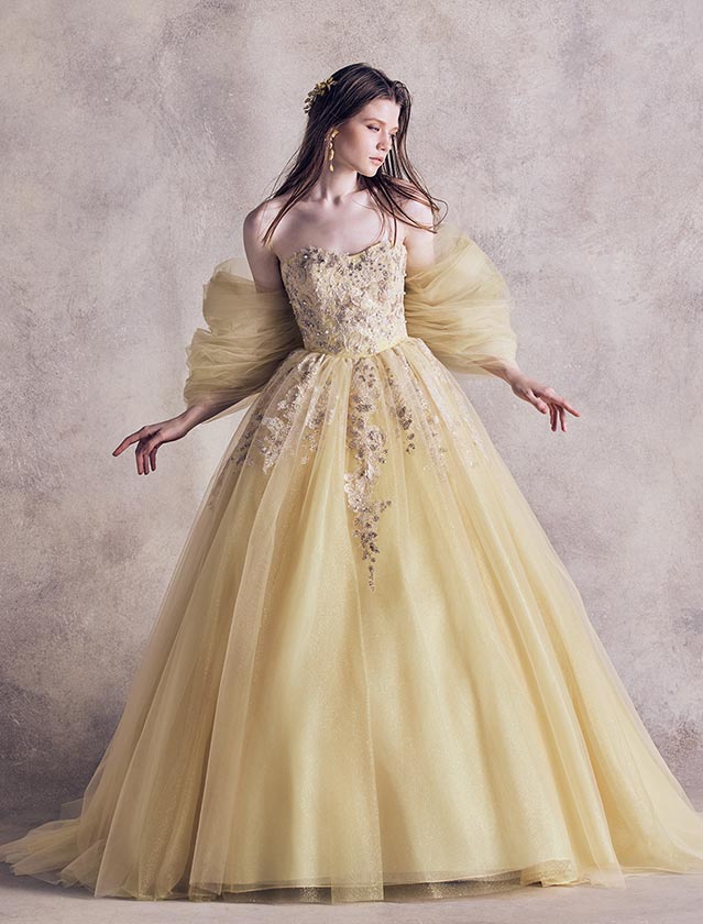 SIC0212 yellow | ウエディングドレス『マリアローザ（MARIAROSA）』