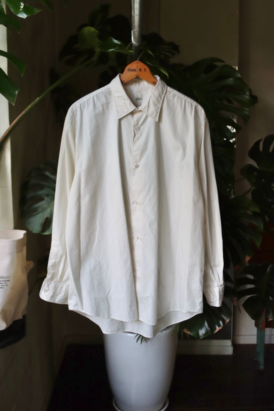 A.PRESSE - アプレッセ22FW Regular Collar Shirt(22AAP-02-10H)BEIGE