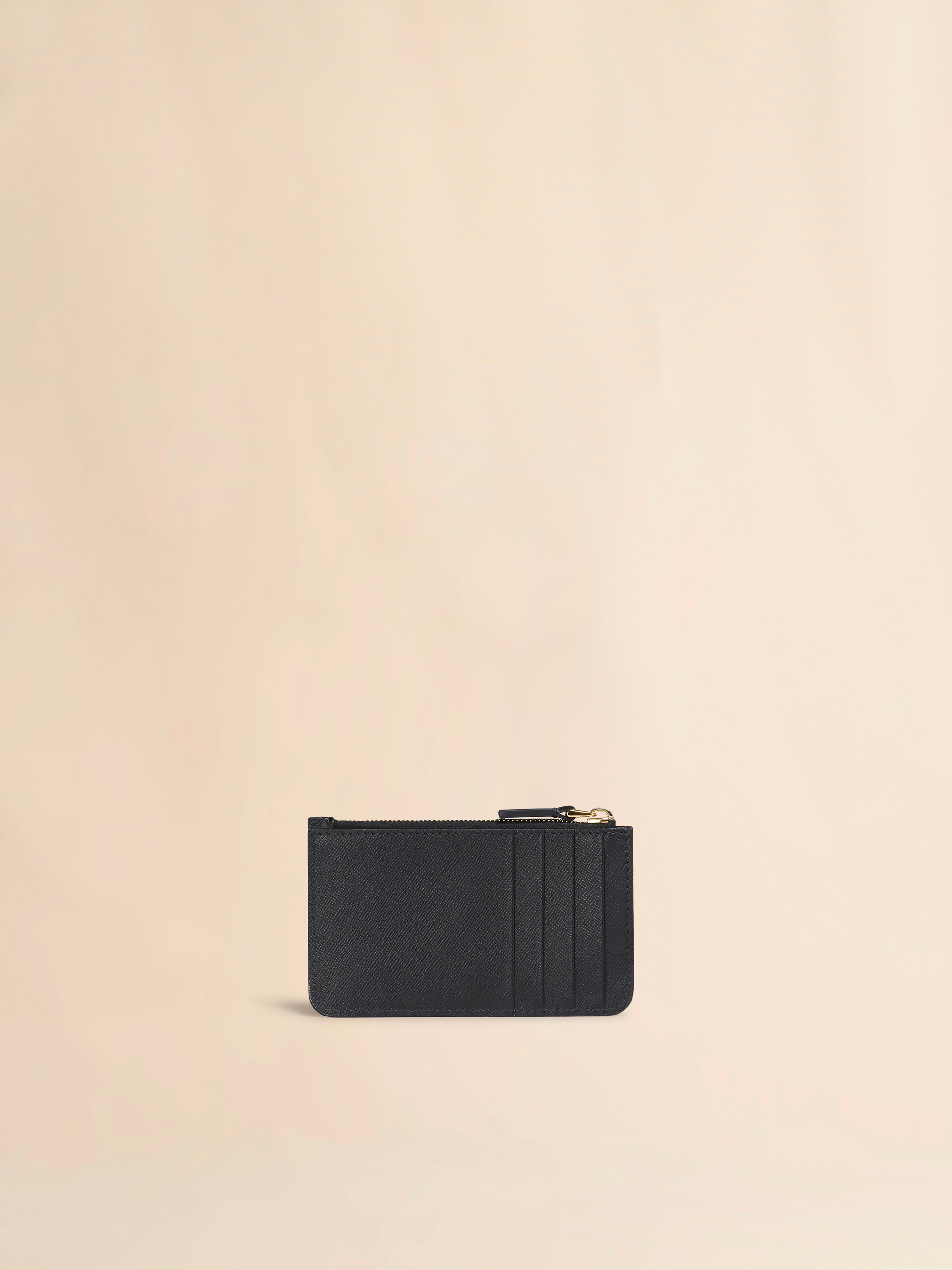 ブラック サフィアーノレザー製 カードケース | Marni