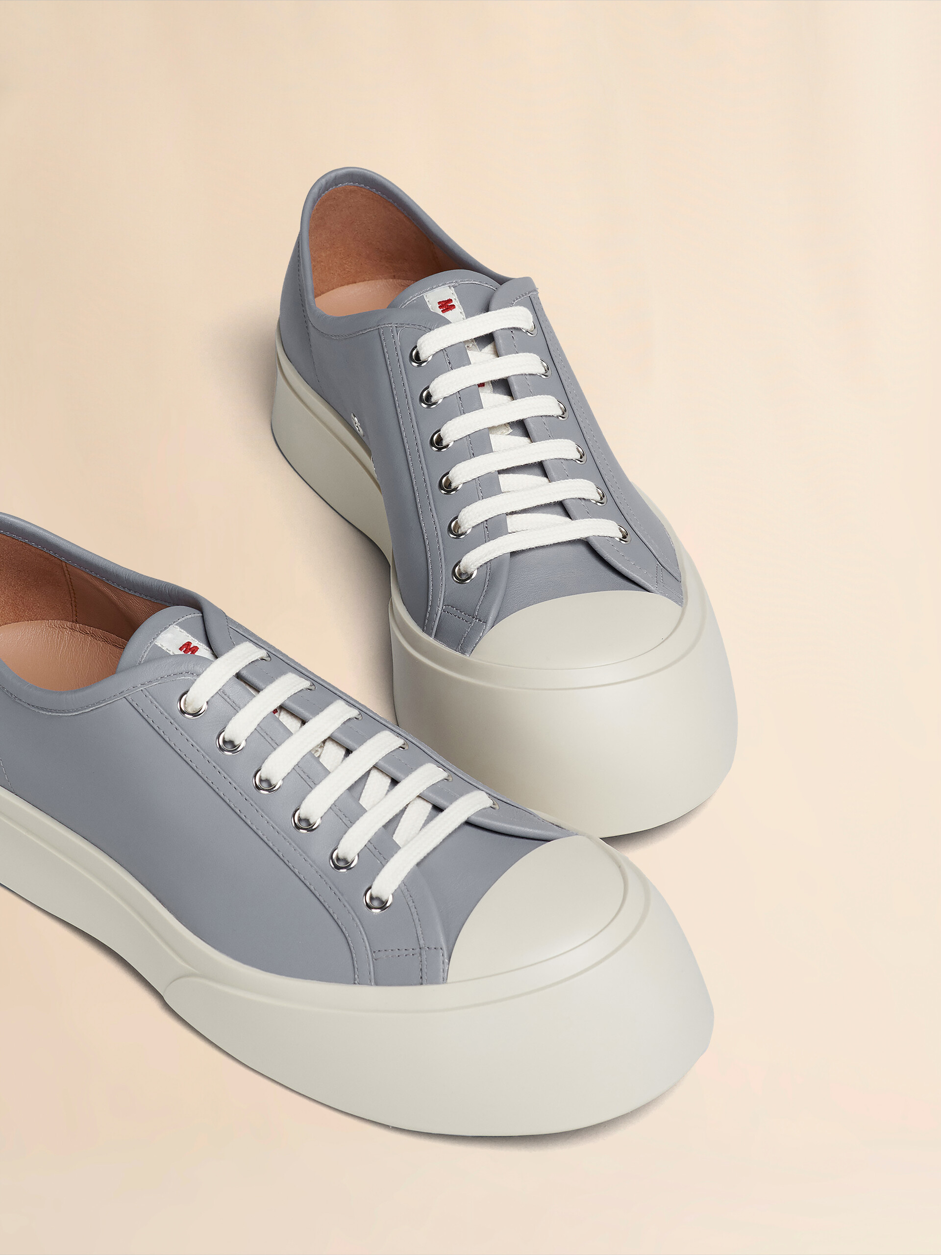 グレー ナッパレザー Pablo スニーカー | Marni