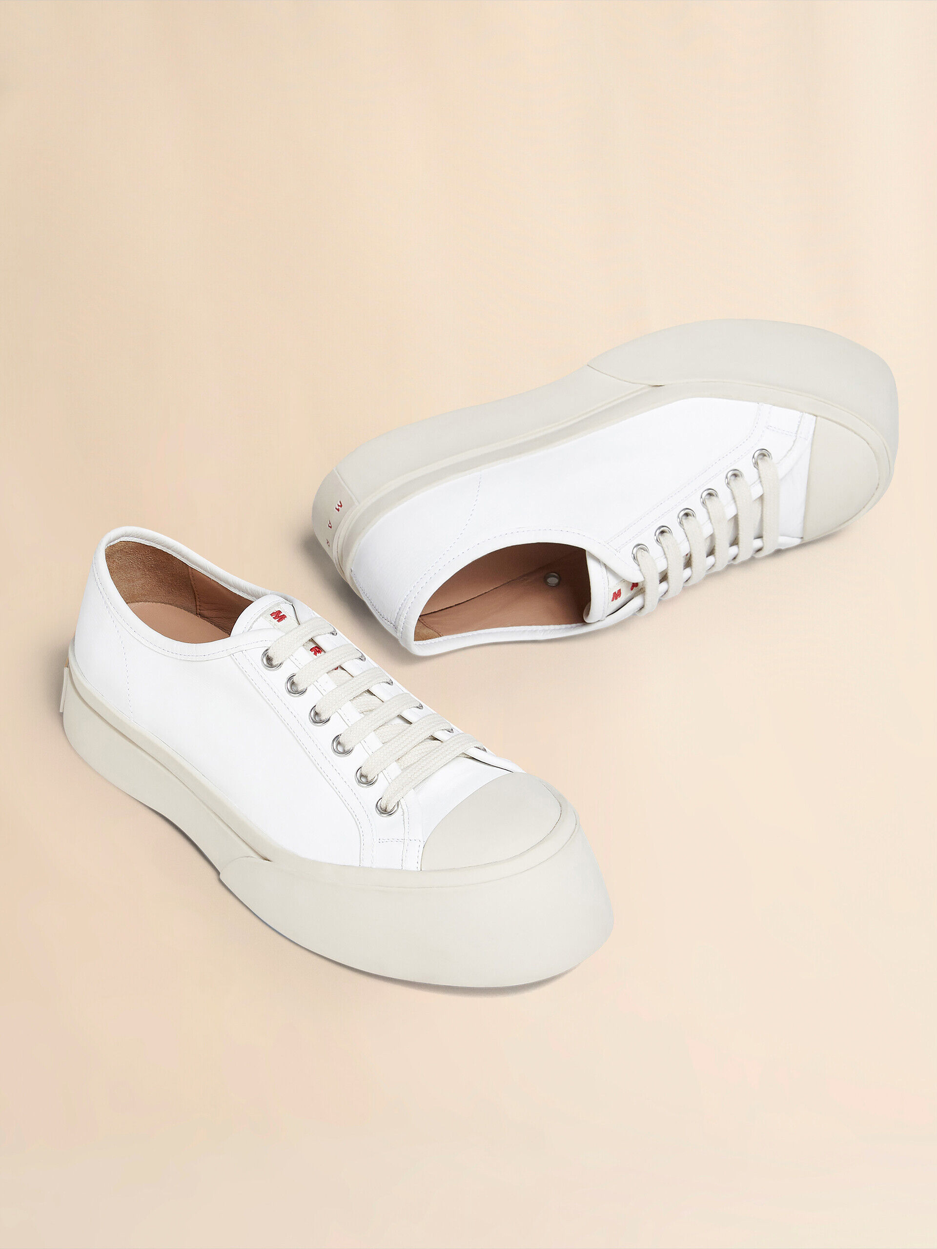 ホワイト ナッパレザー製Pabloスニーカー | Marni