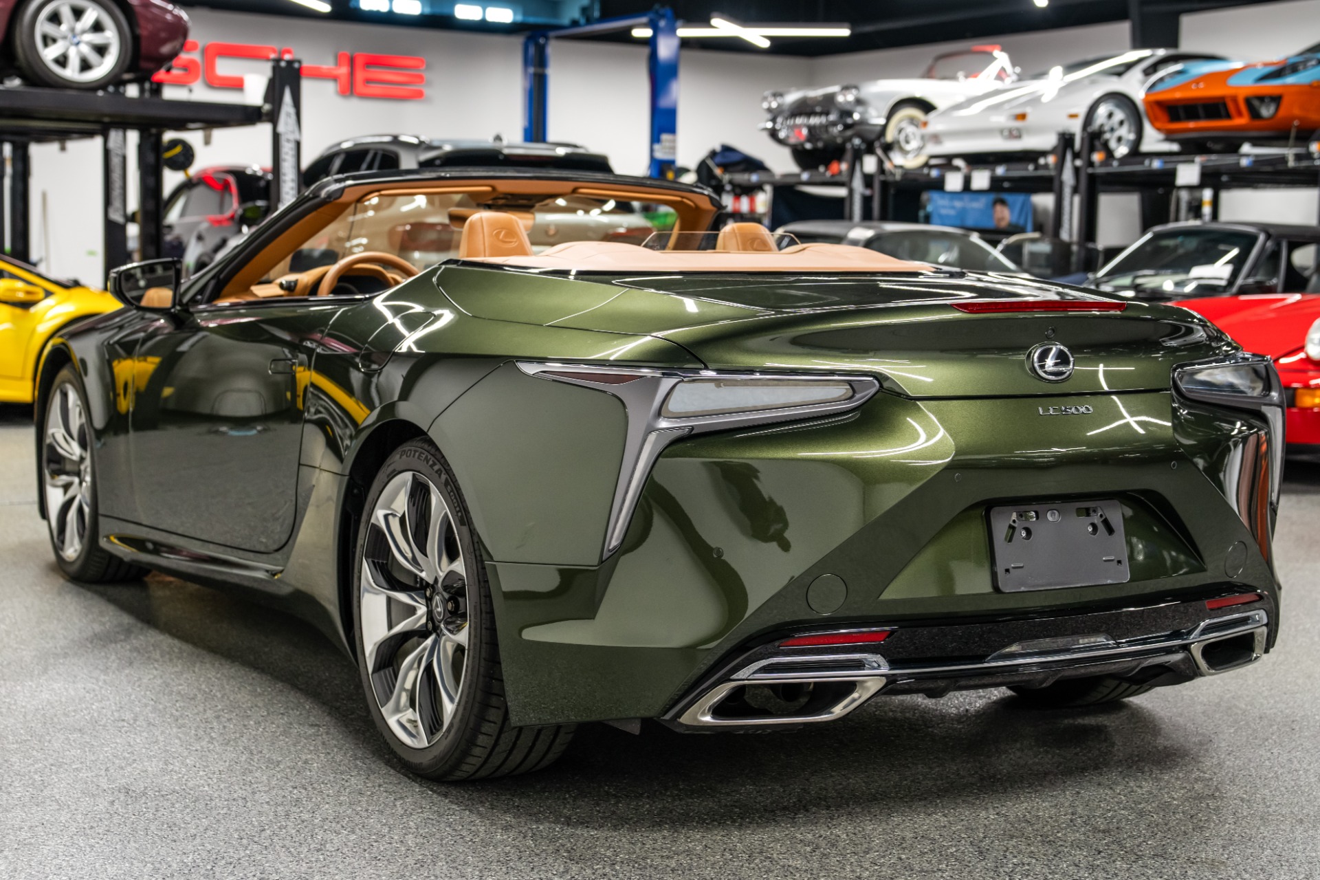 Used 2023 Lexus LC 500 Convertible in Nori Green Pearl For Sale
