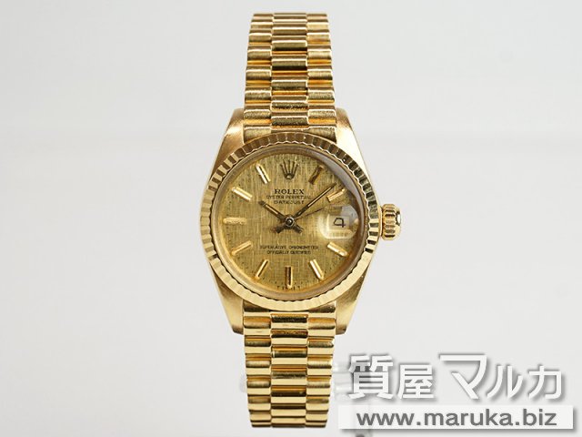ロレックス レディース 金無垢 6917 自動巻の買取・質預かり｜大阪の