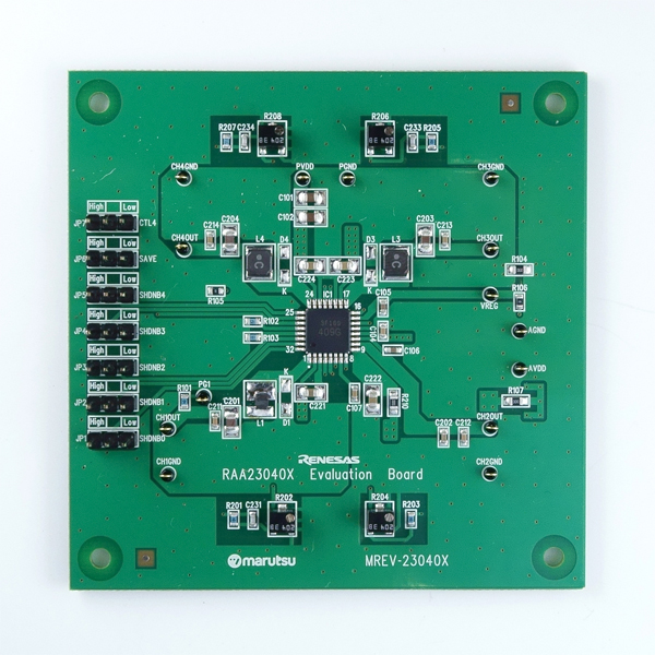 ルネサスRAA230409 電源IC評価基板 MREV-23040X マルツエレック製