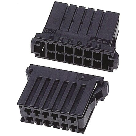 コネクタハウジング(12極 ピッチ：3.81mm 2列) 178289-6 TE
