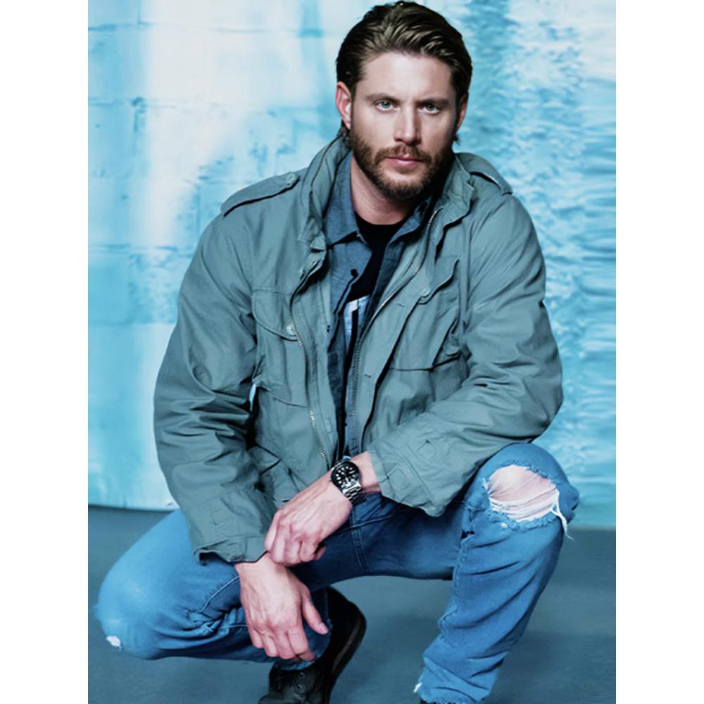 Jensen Ackles Green Jacket - Russell Shaw Green Jacket