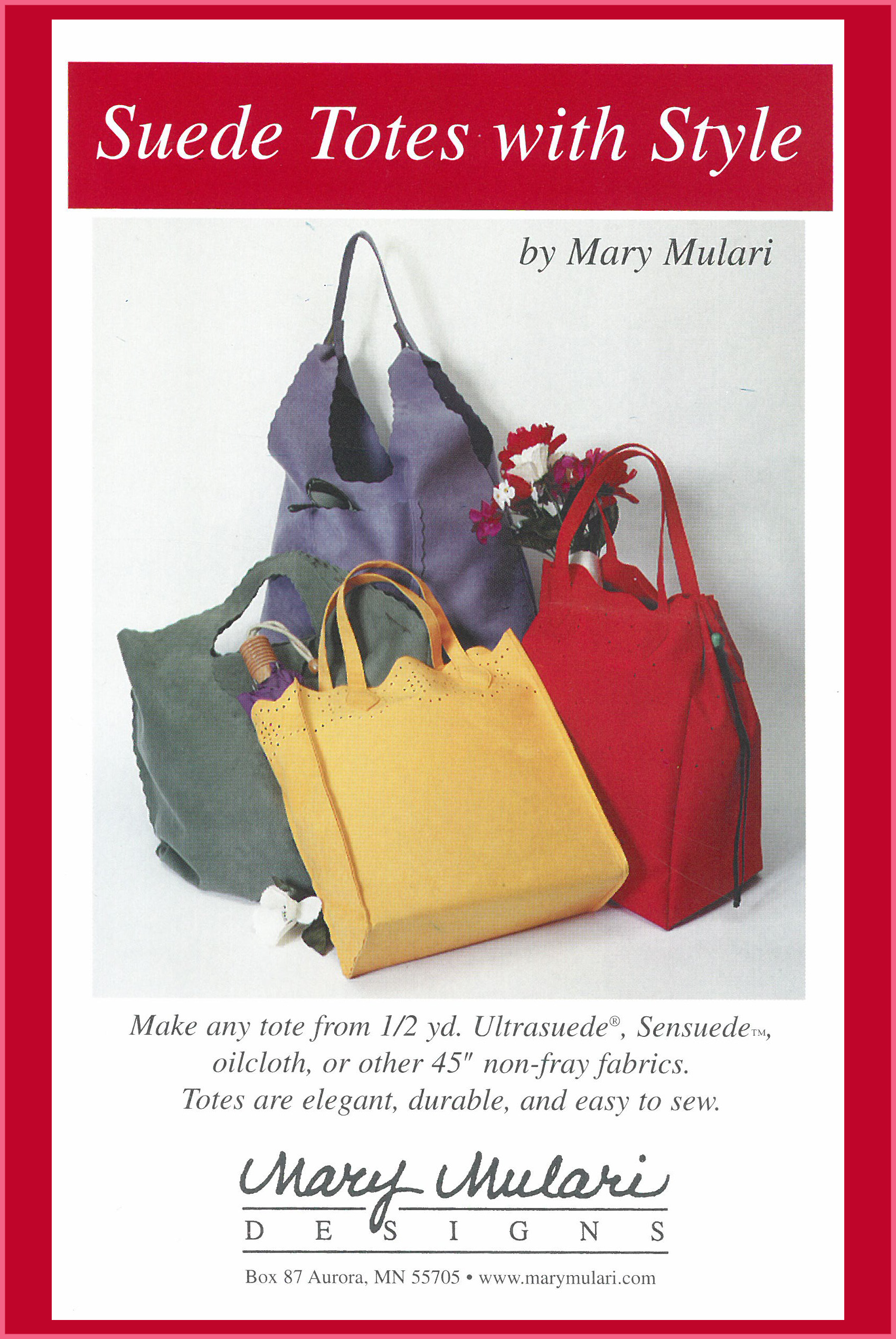 Suede Totes with Style | Mary Mulari