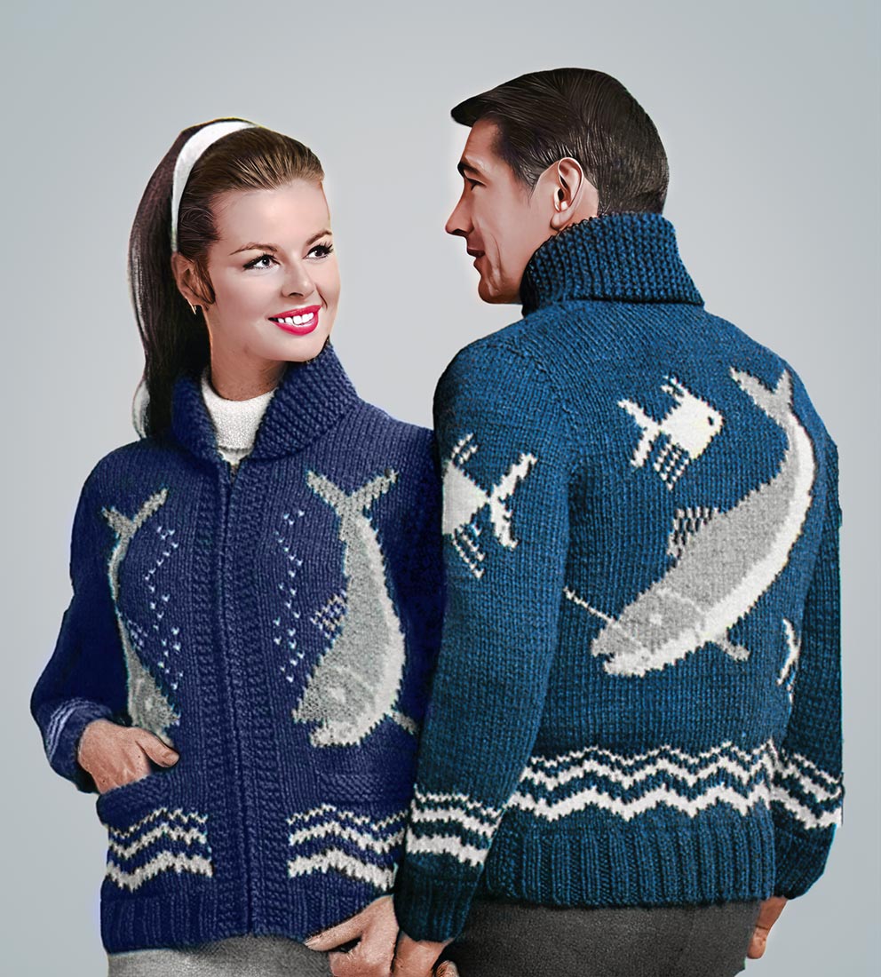 Men's Angler's Pride Cardigan Pattern – Mary Maxim