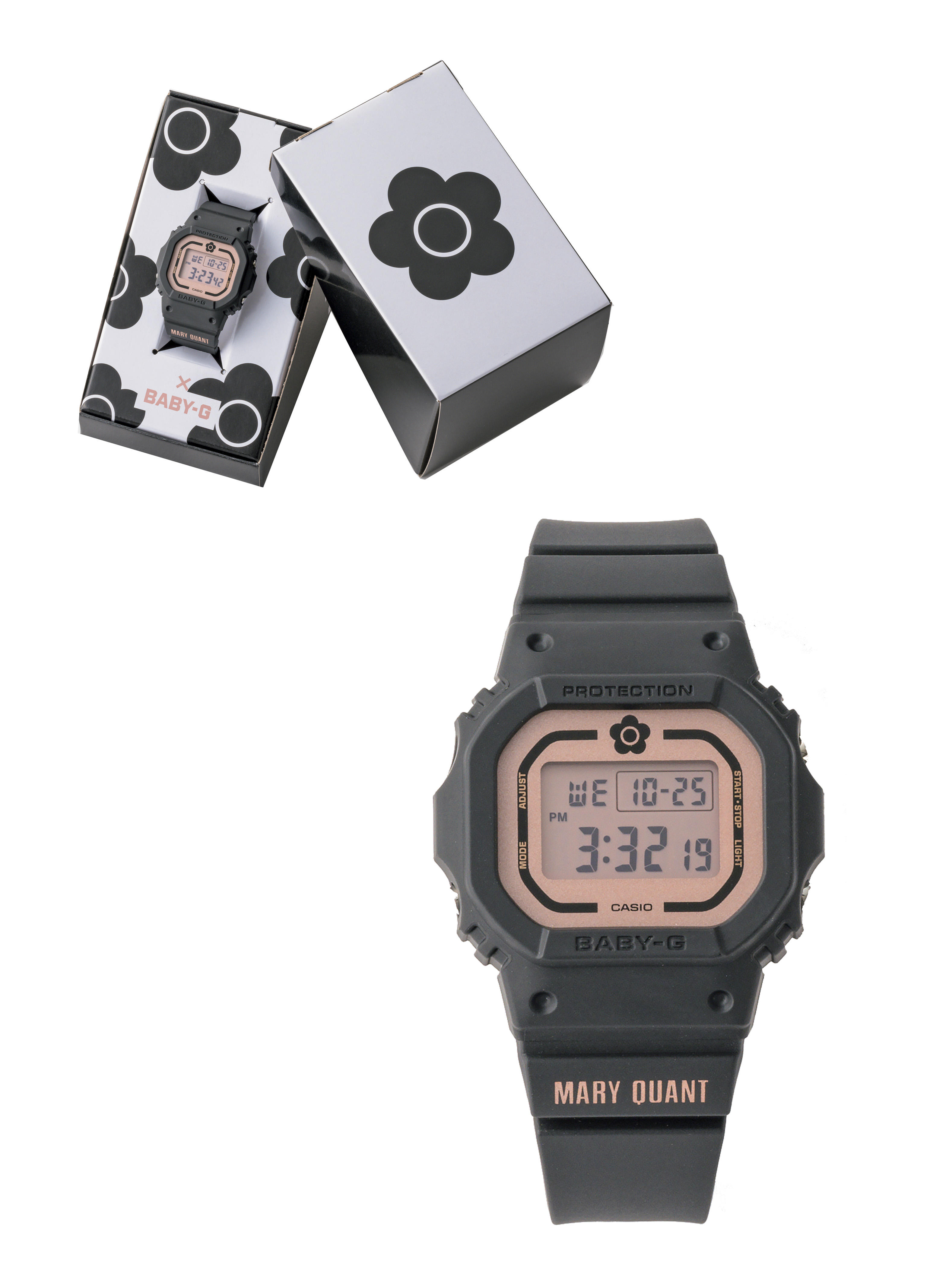マリークヮント CASIO Baby-G 腕時計 デジタル ブラック 限定品