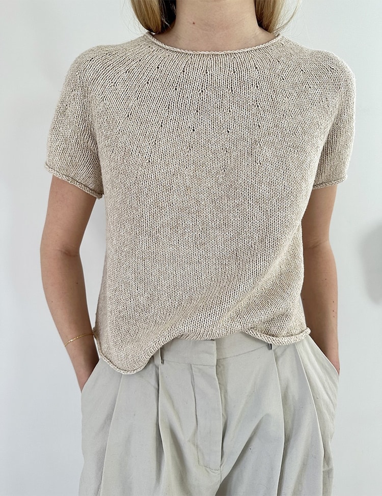 Buy Plain Yoke Tee 20 solo knitting set online | Maschenfein.com