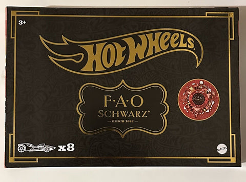 New 2022 Hot Wheels FAO Schwarz 8 Pack Gold Box Set Target