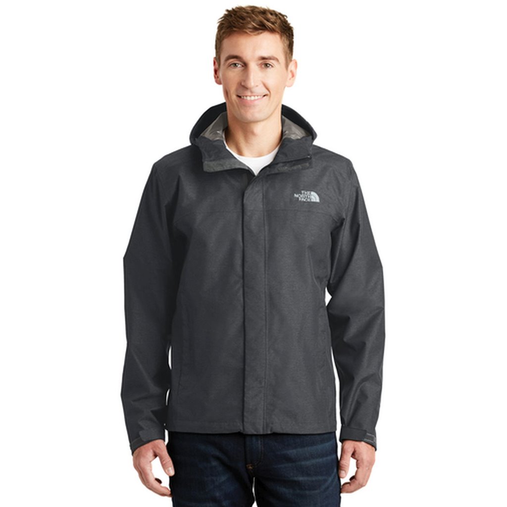 The North Face DryVent Dark Grey Heather Rain Jacket NF0A3LH4-DKG-LG