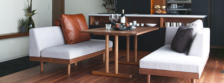 ラウンジダイニングテーブルの通販 / 北欧・モダン・デザイナーズ