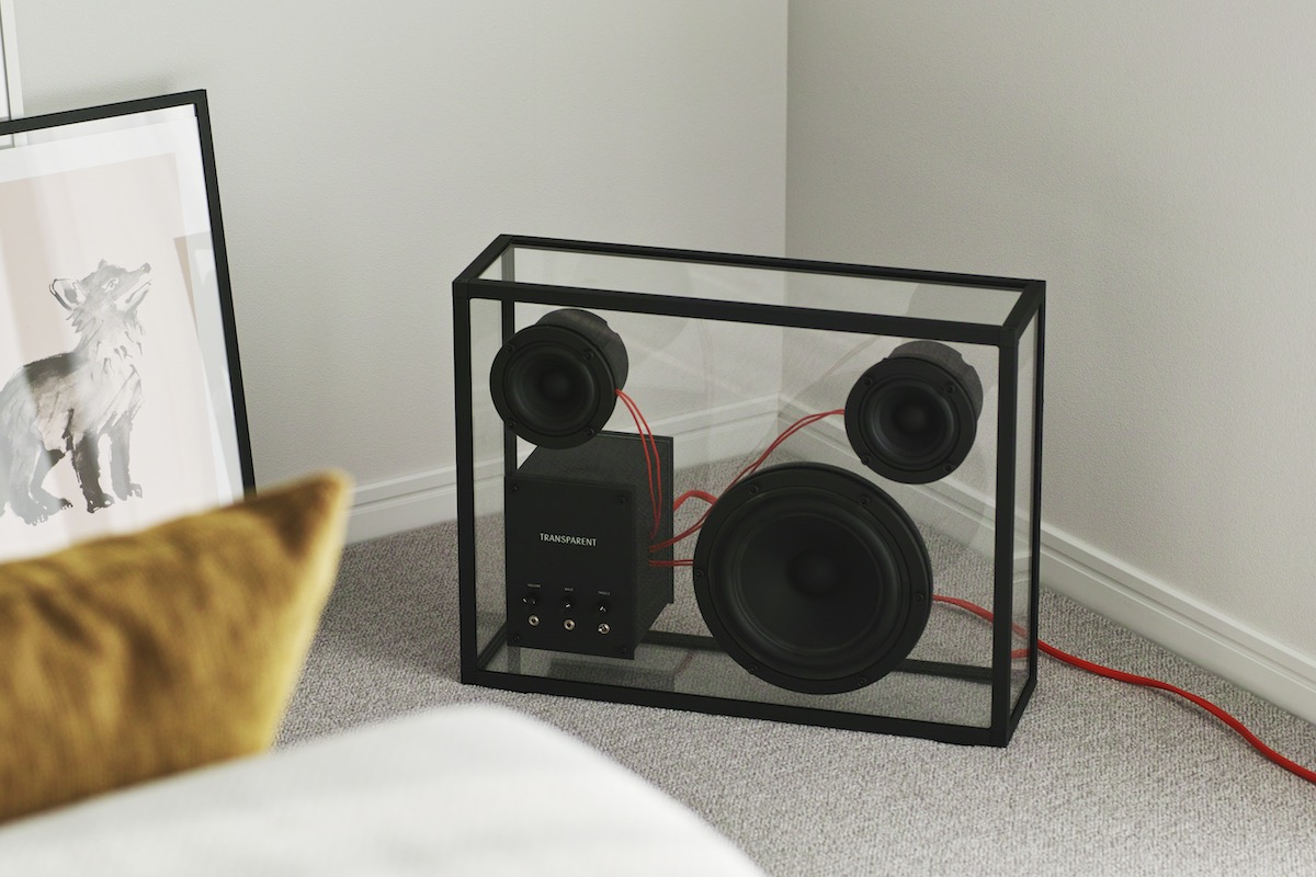 TRANSPARENT SPEAKER(BLACK/RED)の通販 / マスターウォール