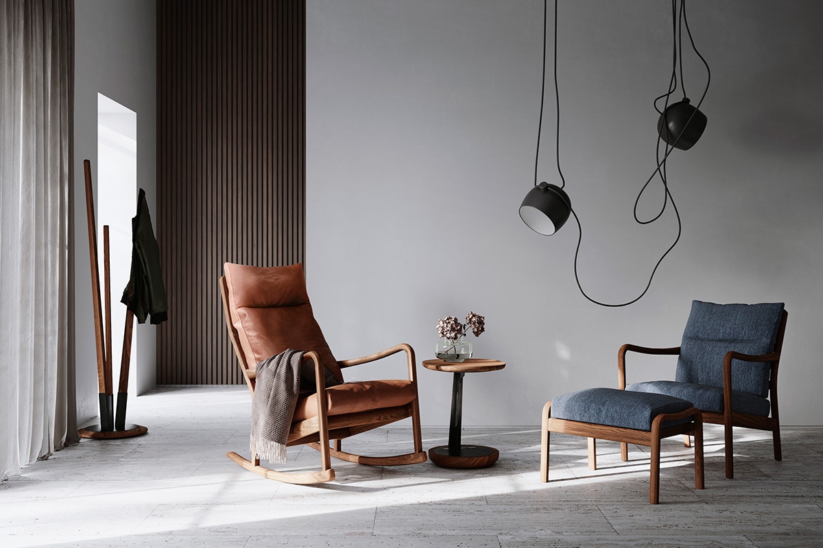 Blueprint HIGH BACK ROCKING チェアの通販 / マスターウォール