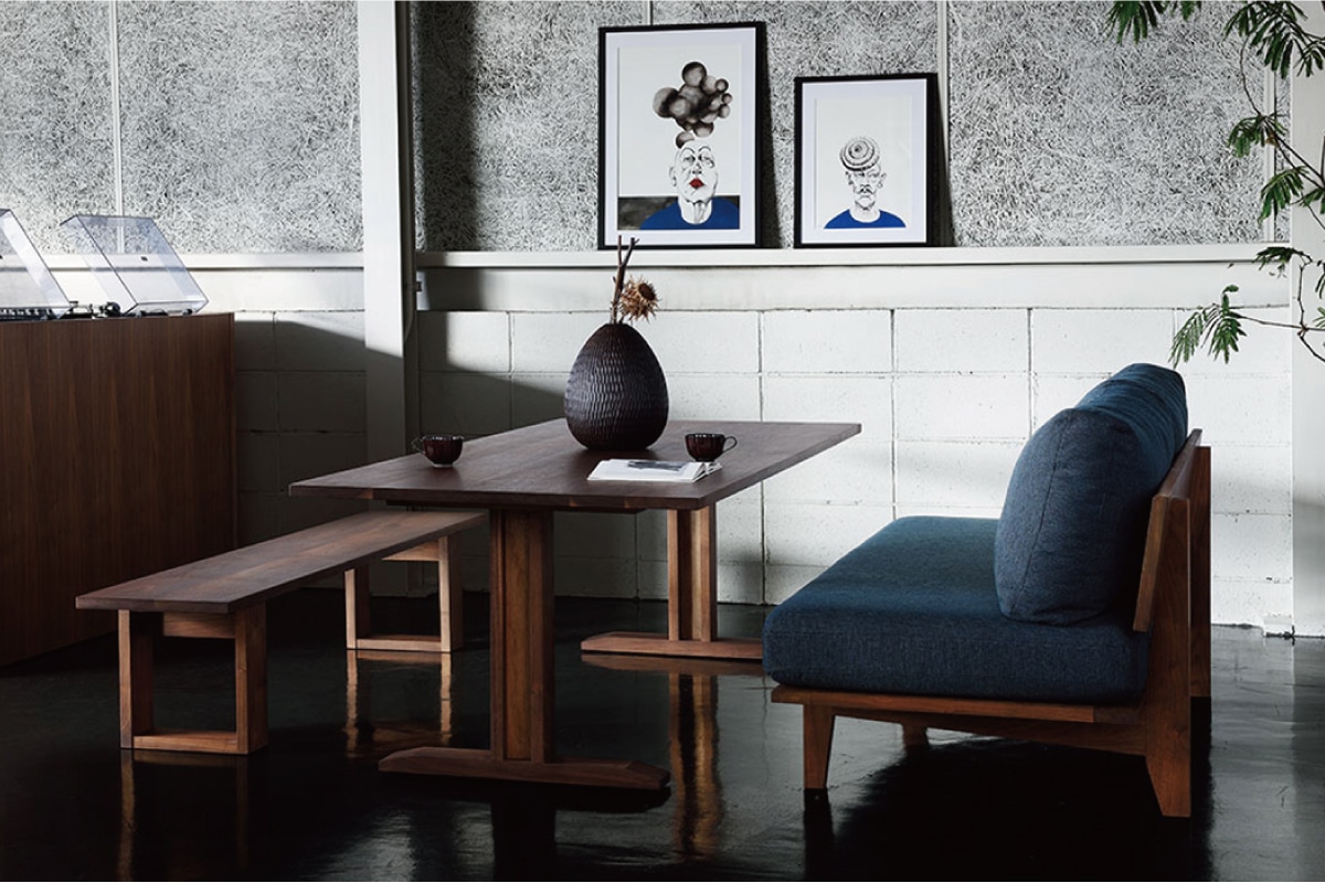 RITZ LOW DINING TABLE(幅140cm × 奥行80cm)の通販 / マスターウォール