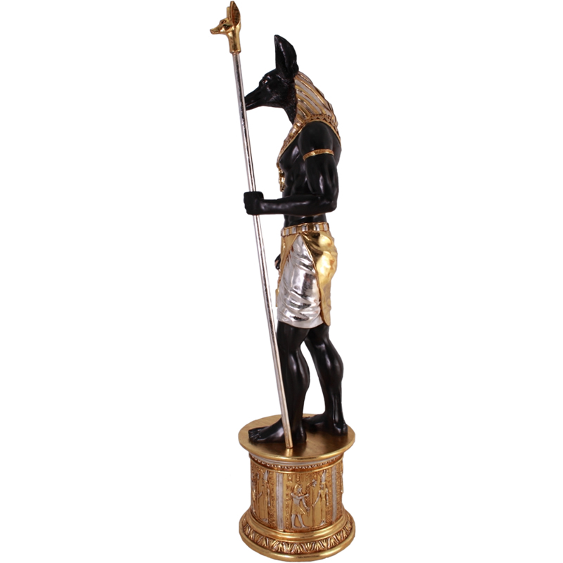 古代エジプト死者の神アヌビス ANUBIS 6FT. W& BASE S&G FRPアート