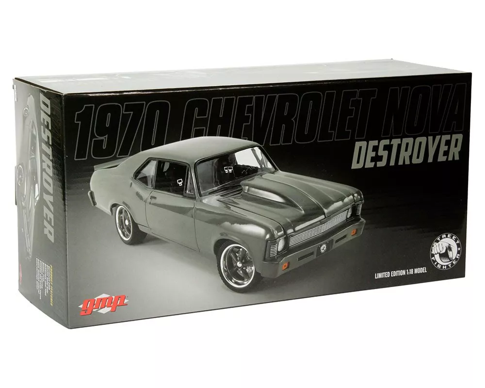 GMP 1:18 1970 Chevrolet Nova Street Fighter Destroyer (Grey