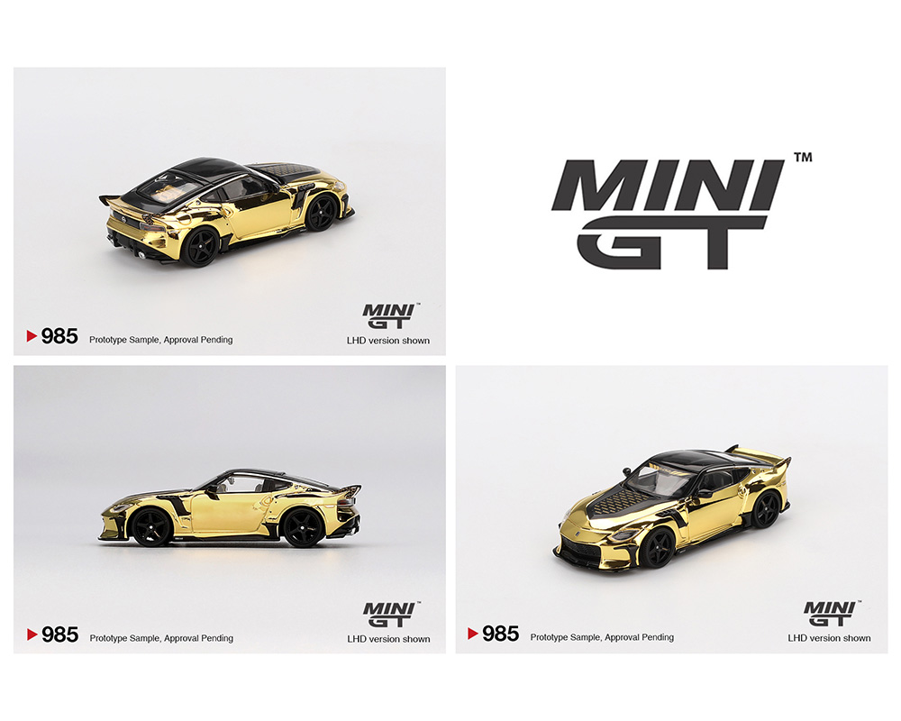 Mini GT 1:64 Nissan Z VeilSide FFZ400 - Gold Chrome - M & J Toys