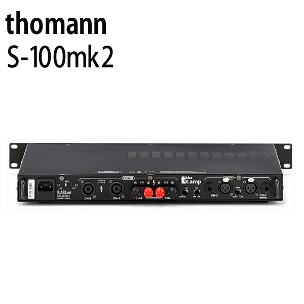 thomann (トーマン) ／ S-100mk2 - パワーアンプ - [65W+65W／8Ω、100W