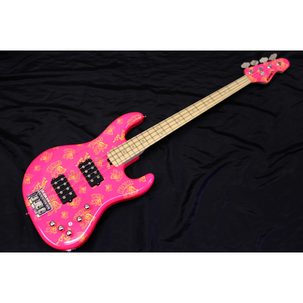 EDWARDS(エドワーズ) ／ E-助平 PINK WANIMA KENTAモデル エレキベース
