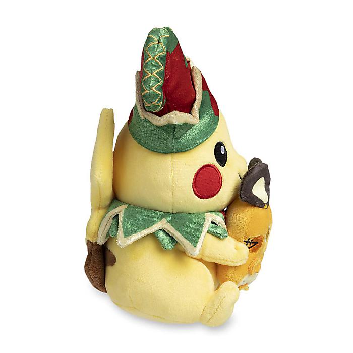Pikachu ＆ Robot Dedenne Toy Pok mon Holiday Workshop Plush