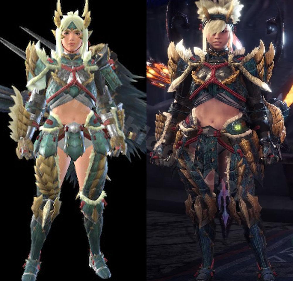 MHR:S/SUNBREAK】ジンオウX装備のスキルと性能マスターランク