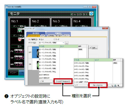 画面作成をサポート! 特長 | MELSOFT GT Works3 | 表示器 MELHMI-GOT