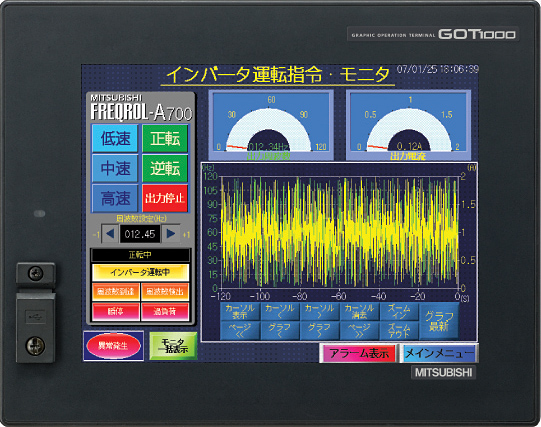 GT1565-VTBA 特長 表示器 MELHMI-GOT 仕様から探す｜三菱電機 FA